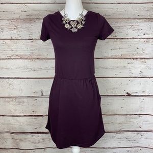 H&M Divided Purple XS Drawstring Dress